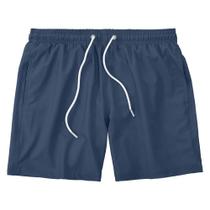Short Masculino Bermuda Mauricinho Liso Tactel Azul Marinho Short Masculino Bermuda Mauricinho Liso Tactel Azul Marinho