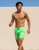 Short masculino bermuda praia liso neon 615.11 mash cor:verdetamanho:m Short masculino bermuda praia liso neon 615.11 mash cor:verdetamanho:m