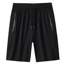 Short Masculino Corrida Academia leve com bolsos ziper