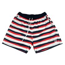 Short Masculino Elastano Listras Vonpiper Tecido Reciclado Short Masculino Elastano Listras Vonpiper Tecido Reciclado