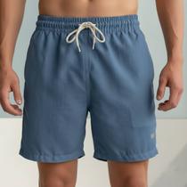 Short Masculino em Linho Premium com Elástico e Cordão Bermuda Casual Elegante de Verão
