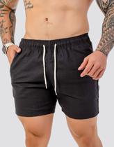 Short Masculino Linho 3 Bolsos com Algodão Modelo Mauricinho Leve e Durável