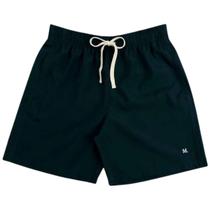 Short Masculino Mash Casual Liso Secagem Rapida Com Bolsos E Corda Na Cintura