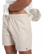 Short Masculino Mauricinho De Linho Cru Leve Slim Premium