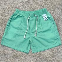 Short masculino mauricinho linho