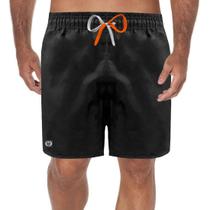 Short Masculino Moda Praia Liso Cordão Bicolor