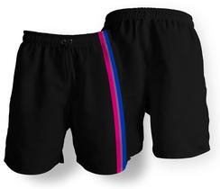 Short Masculino Moda Praia Listra Colorida