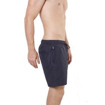 Short Masculino Praia Liso Azul Marinho Short Masculino Praia Liso Azul Marinho