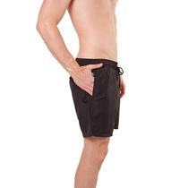 Short Masculino Praia Liso Preto Short Masculino Praia Liso Preto
