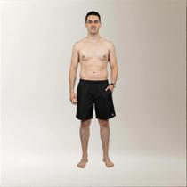 Short Masculino Preto com Elastano Short Masculino Preto com Elastano