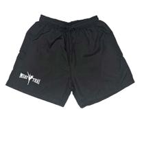 Short Masculino Tactel Estampa Muay Thay Bolsos Treino