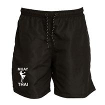 Short Masculino Tactel Muay Thai Treino Conforto Academia