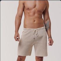 Short masculino tricô industrial