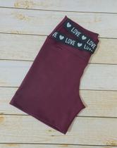 Short Meia Coxa Love