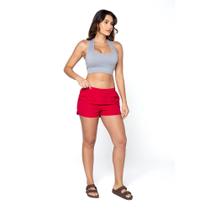 Short microfibra feminino basic + cherry G