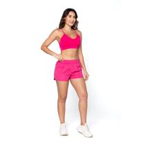 Short Microfibra Feminino Basic+ Rosa Escuro Tamanho M