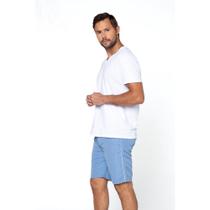 Short microfibra masculino basic + azul claro G - 100 poliéster - sem forro - tecido parcial - basi Short microfibra masculino basic + azul claro G - 100 poliéster - sem forro - tecido parcial - basi