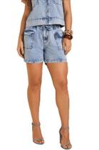 Short Midi Feminino Assédio Jeans - Conforto e Estilo
