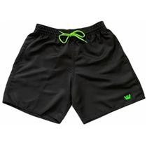 Short Moda Praia Bermuda Tactel Liso Masculino