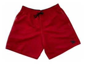 Short Moda Praia Short Bermuda Tactel Liso Masculino