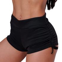 Short Moda Praia Sunquini Com Ajustes Lateral Neoprene