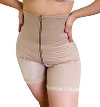 Short Modelador 4 Barbatanas Alta Compressão Com Zíper Short Modelador 4 Barbatanas Alta Compressão Com Zíper