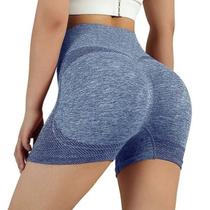 Short Modelador Levanta Bumbum Academia Treino Fit Yoga Musculaçao Exercicio Fisico Pilates Alongamento Cintura Alta