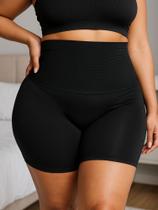 Short Modelador Plus Size Anágua Cinta de Compressão Cós Alto- c8 ANDREIA