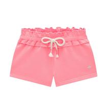 Short Moletinho Infantil Menina Rosa Somnii Short Moletinho Infantil Menina Rosa Somnii