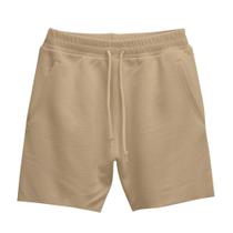 Short Moletinho Masculino Bermuda Masculina Básica Casual