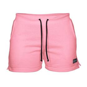 Short Moletom Feminino Com 2 Bolsos Fenda Lateral Básico Casual Treino - Calttony