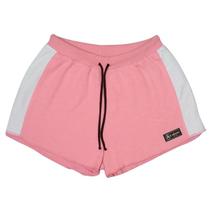Short Moletom Feminino Esportivo Sem Bolso Básico Treino Academia