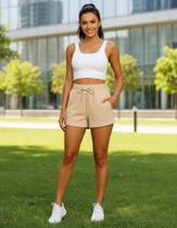 Short Moletom Feminino Super Confortável Envio Imediato