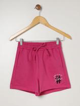 Short Moletom Juvenil Para Menina - ROSA - Gloove Short Moletom Juvenil Para Menina - ROSA - Gloove