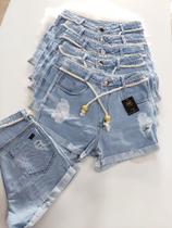 Short mom jeans - destroyd ( acompanha cinto) Short mom jeans - destroyd ( acompanha cinto)