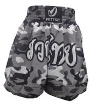 Short Muay Thai Camuflado Vettor Short Muay Thai Camuflado Vettor