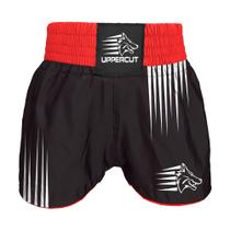 Short Muay Thai Kickboxing Claw Garras - Preto/Vermelho