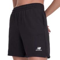 Short New Balance Small Logo Feminino - Preto