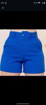 Short no linho Tam 44. Mas cores azul