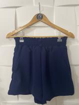 Short no tecido Crepe amassadinho