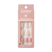 Short nu Press On Nails Impress Bare Bare But Better TruNude