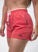 Short Ocean Bravo Coral com Branco
