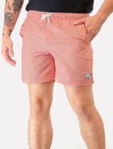 Short Original Penguin Masculino D'Água Ethnic Print Coral