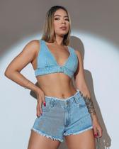 Short Paula com brilho