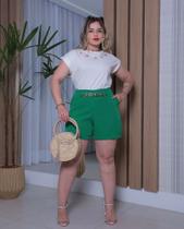 Short Plus em linho