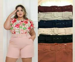 Short Plus Size Alfaiataria Short Plus Size Alfaiataria