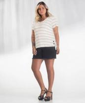 Short Plus Size Jeans Feminino Secret Glam Preto Tam 50 Short Plus Size Jeans Feminino Secret Glam Preto Tam 50