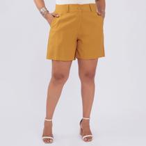 Short plus size marant com bolso fem Short plus size marant com bolso fem
