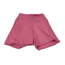 SHORT POLIAMIDA COM BOLSO ZERO TRANSPARÊNCIA Cor:Algodão DoceTamanho:G