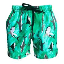 Short Praia Bermuda Masculina Verão Tactel Estampado